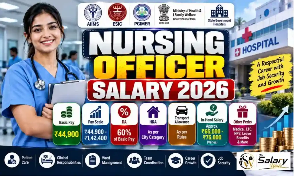 nursing officer salary