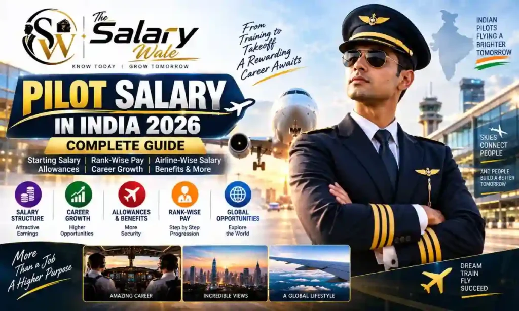 pilot salary in india